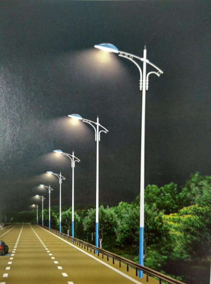 一體化led太陽(yáng)能路燈6M 一體化路燈 單臂戶外照明道路燈